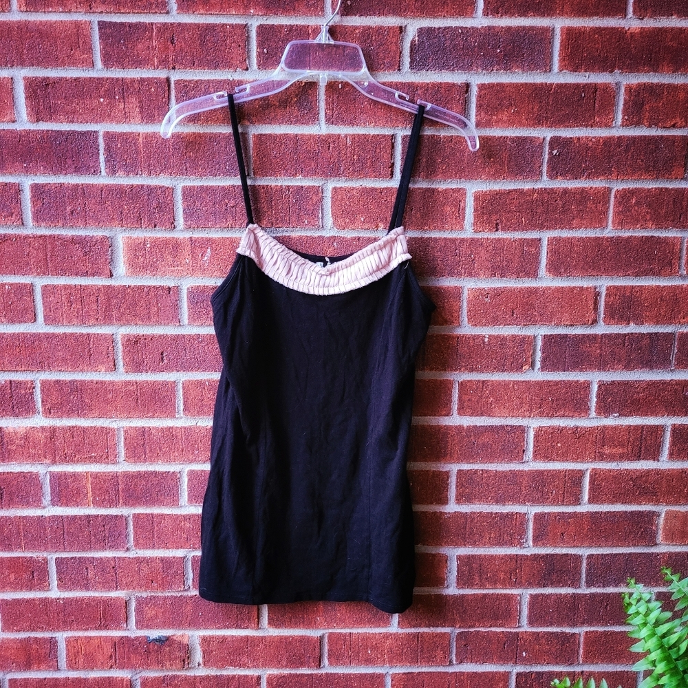 ANTHRO PURE+GOOD BLACK TANK TOP